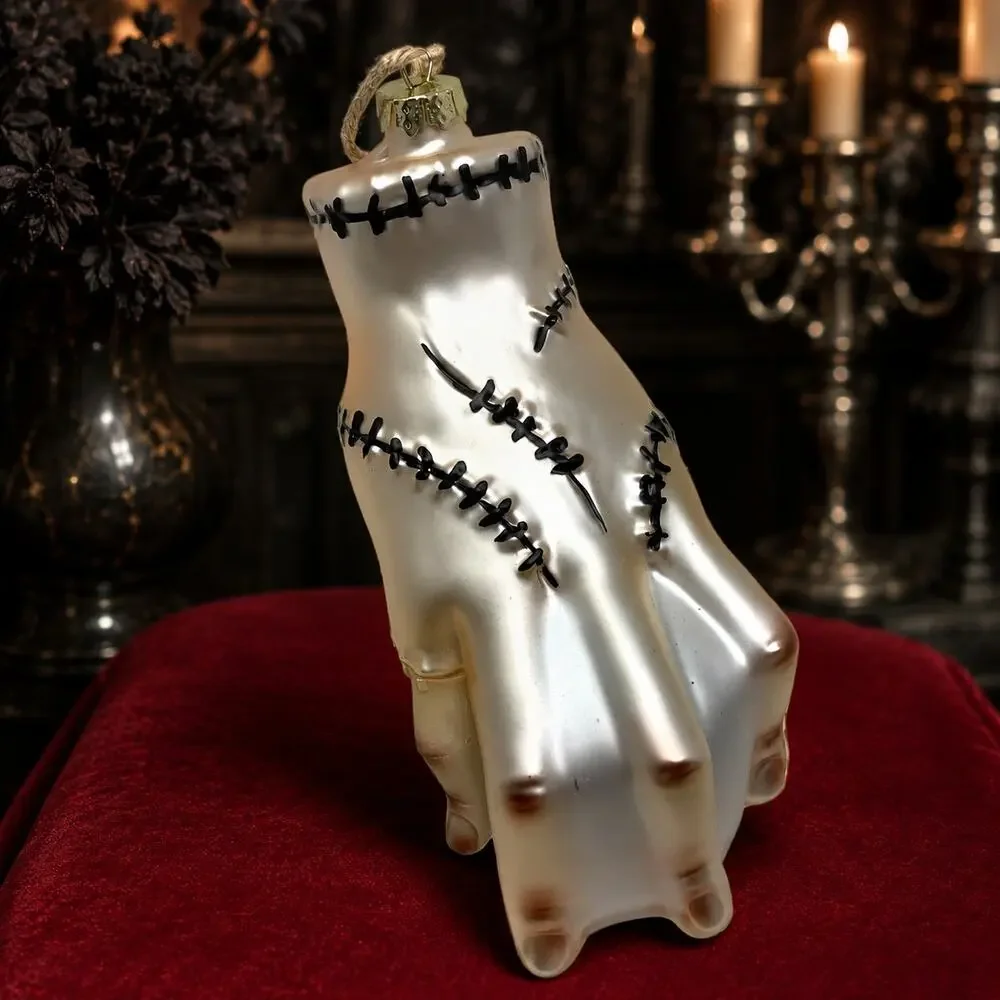 NEW Pottery Barn x Wednesday Addams Set of 6 Christmas Halloween Ornaments NIB